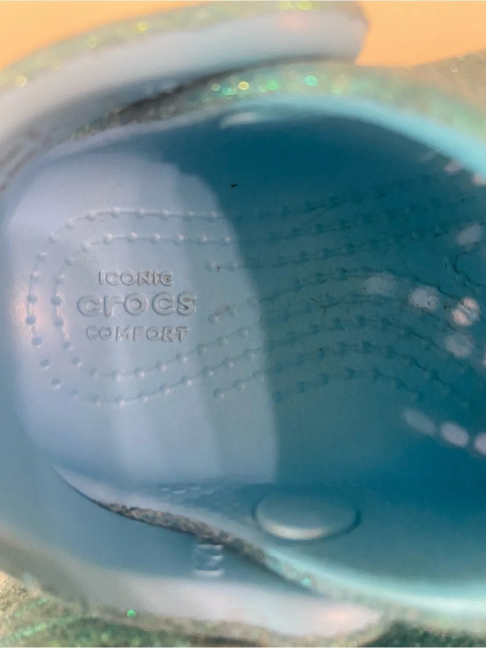 CROCS sparkling teal